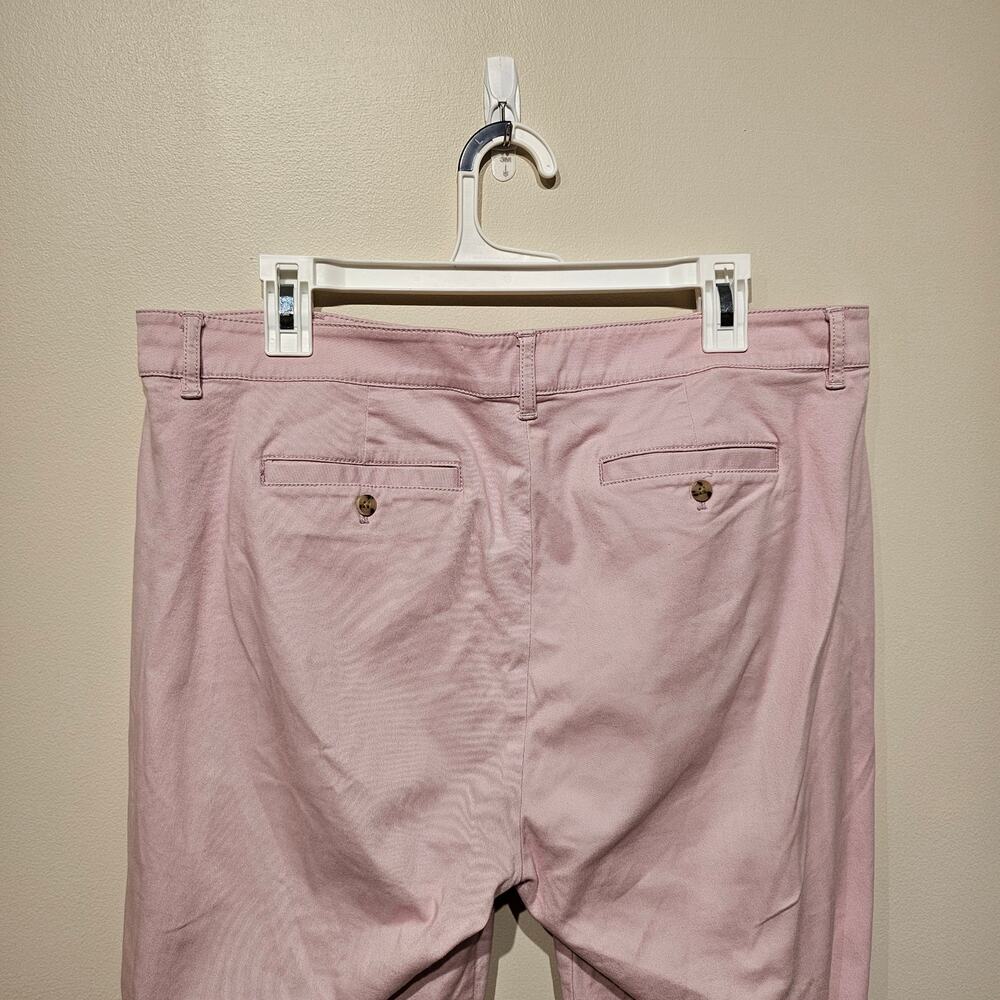 J. Jill Size 14 Light Pink Straight Leg Pants - Picture 5 of 7